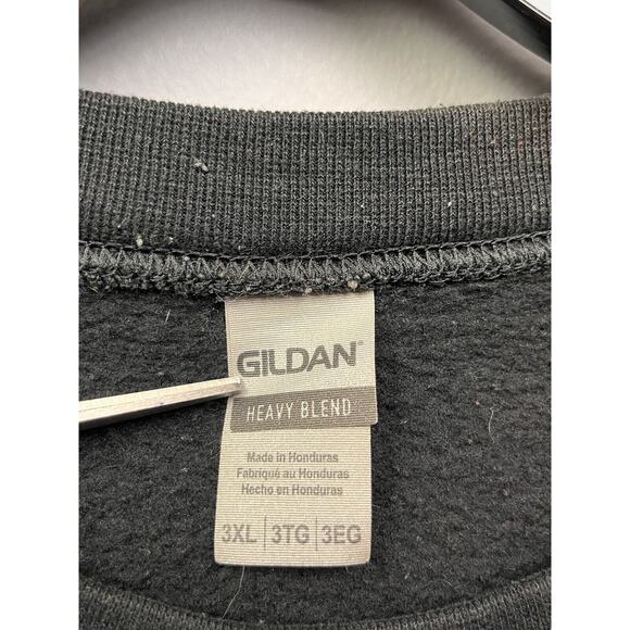 Merry Squidmas Christmas Sweater Crewneck Sweatshirt Mens 3X Gildan Black‎ - Picture 4 of 7